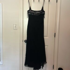 Black sparkly sandra angelozzi dress